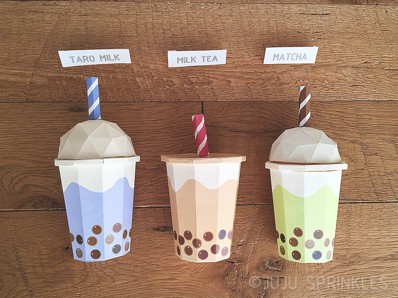DIY Boba Tea Origami For Boba Tea Lovers