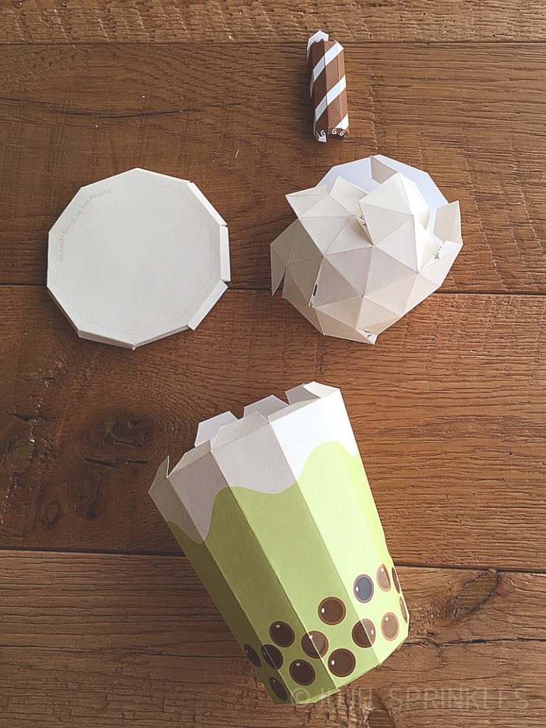 DIY Boba Tea Origami For Boba Tea Lovers