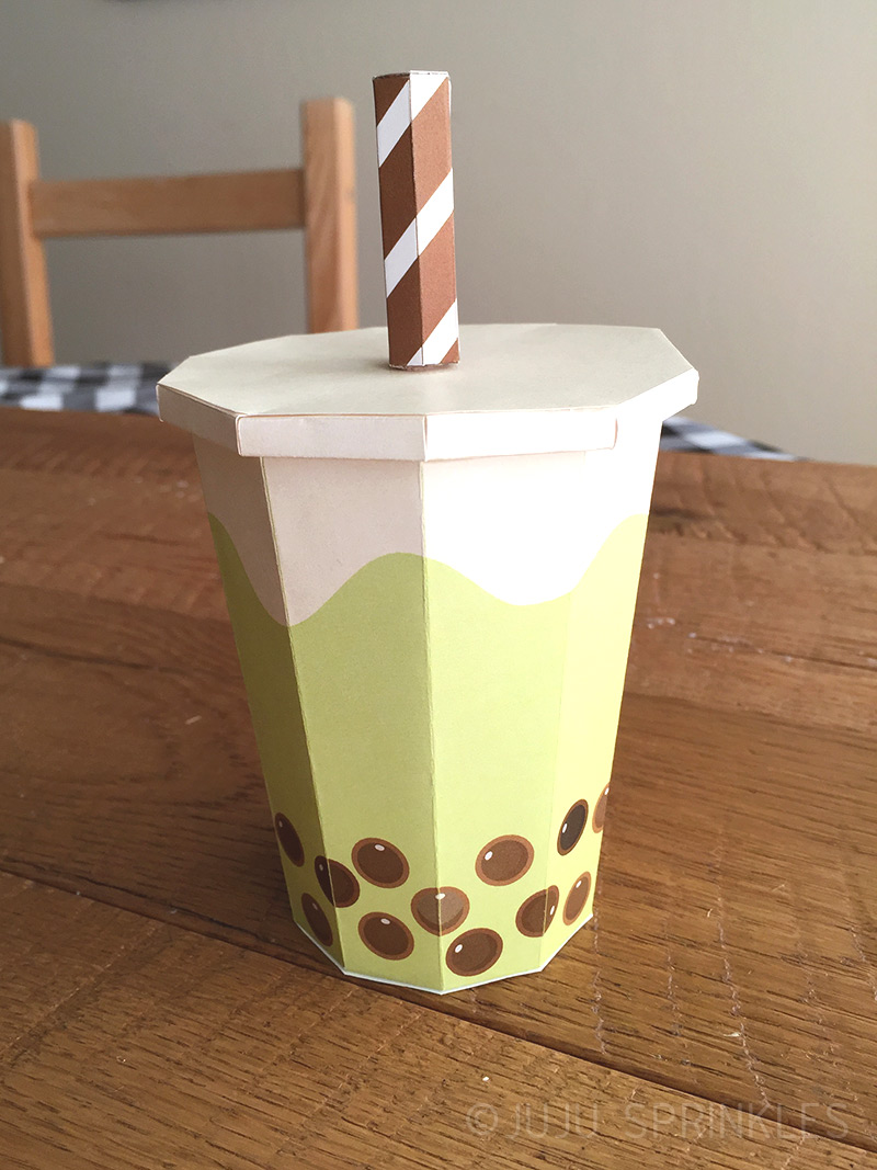 DIY Boba Tea Origami For Boba Tea Lovers
