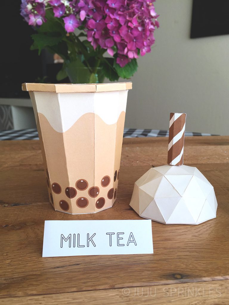 DIY Boba Tea Origami For Boba Tea Lovers
