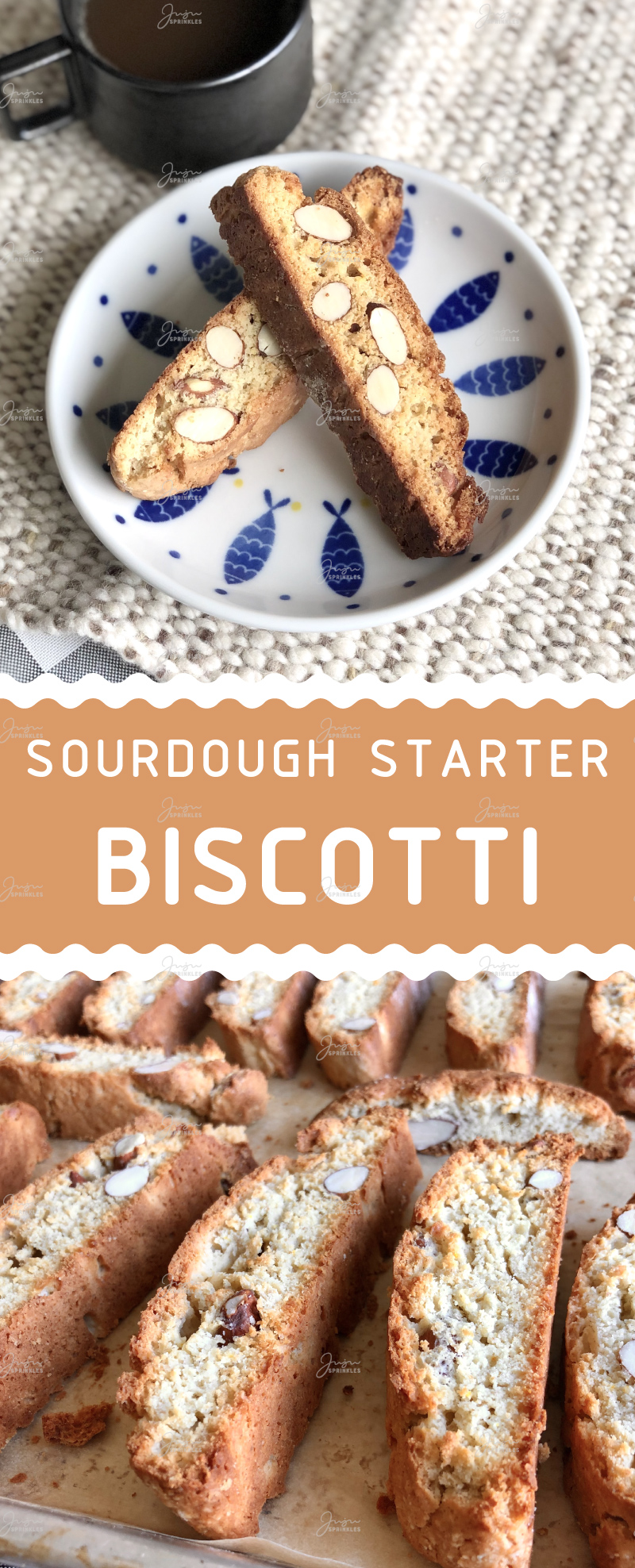 Crunchy Sourdough Starter Discard Biscotti Recipe